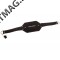 Пояс кожаный с цепью для утяжеления (атлетический) 85 см черный